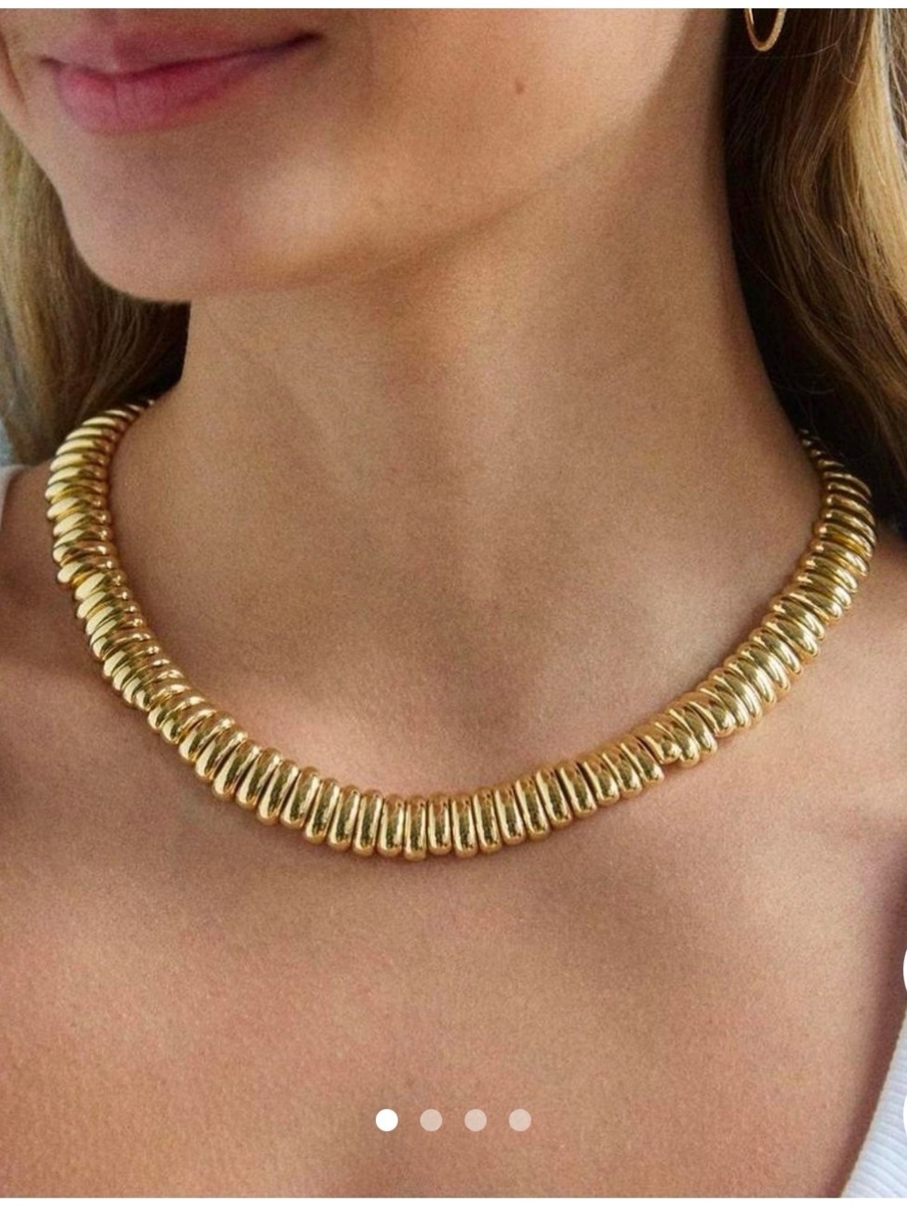 Baublebar Beverly Collar Necklace in Gold
